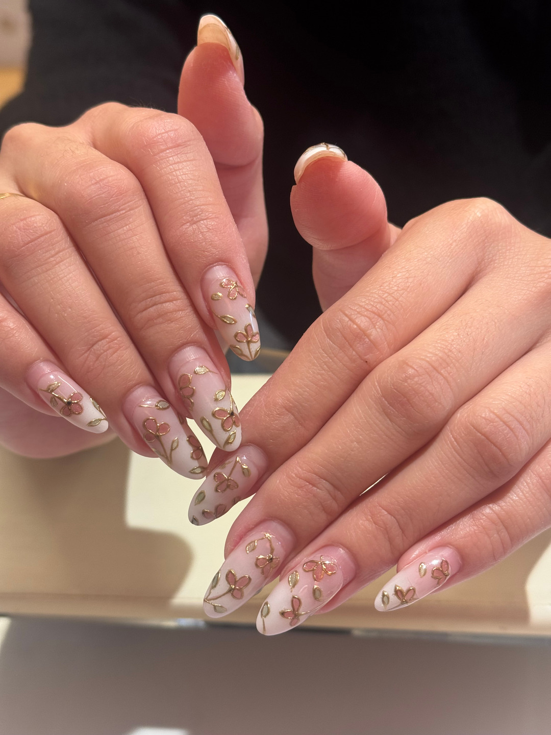 Gel X extensions after 4.5 weeks, 1999 House of Nails