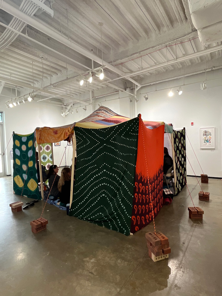 PeaceOut, Community Art Tent, 2025