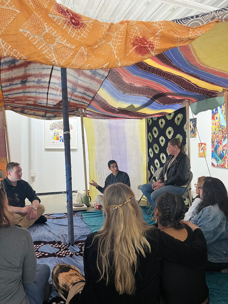 PeaceOut, Community Art Tent, 2025