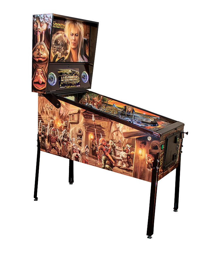 Labyrinth ft David Bowie is the First Pinball Machine from Barrels of