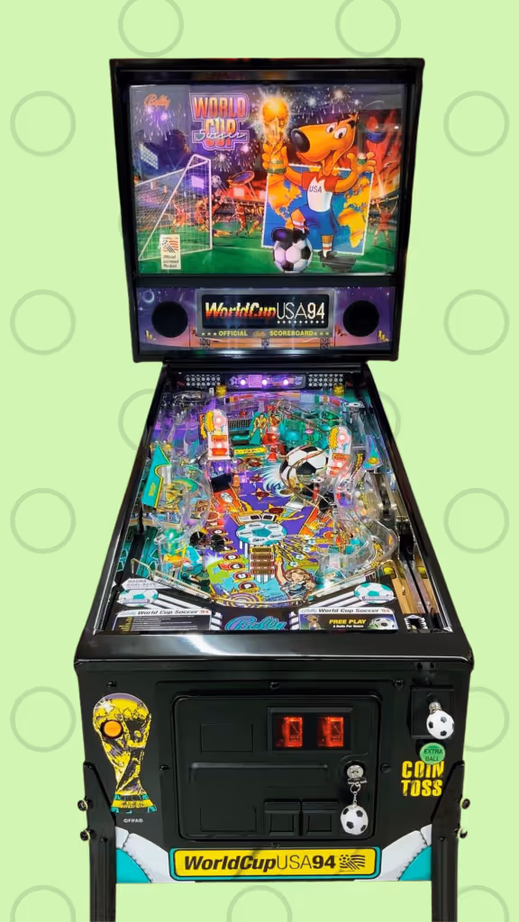 world cup soccer 94 1990s pinball machine