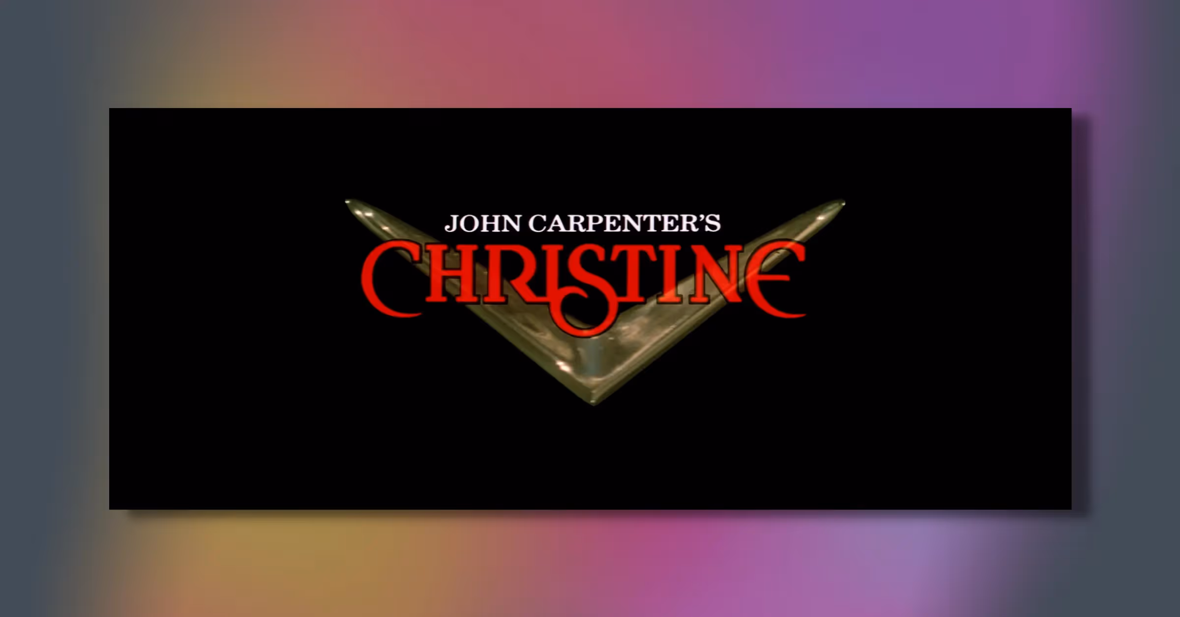 Christine Pinball Theme