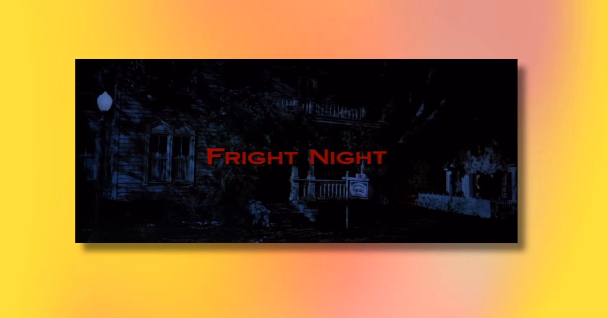 Fright Night Pinball Theme