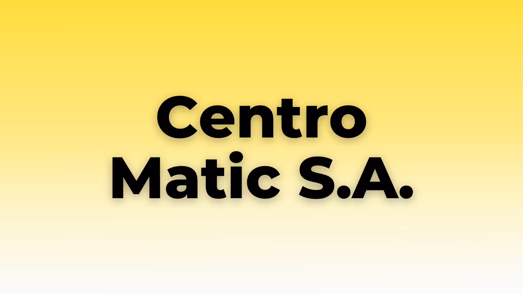 Centro Matic S.A.