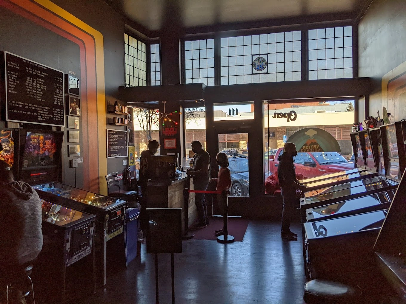 Vector Volcano Classic Arcade