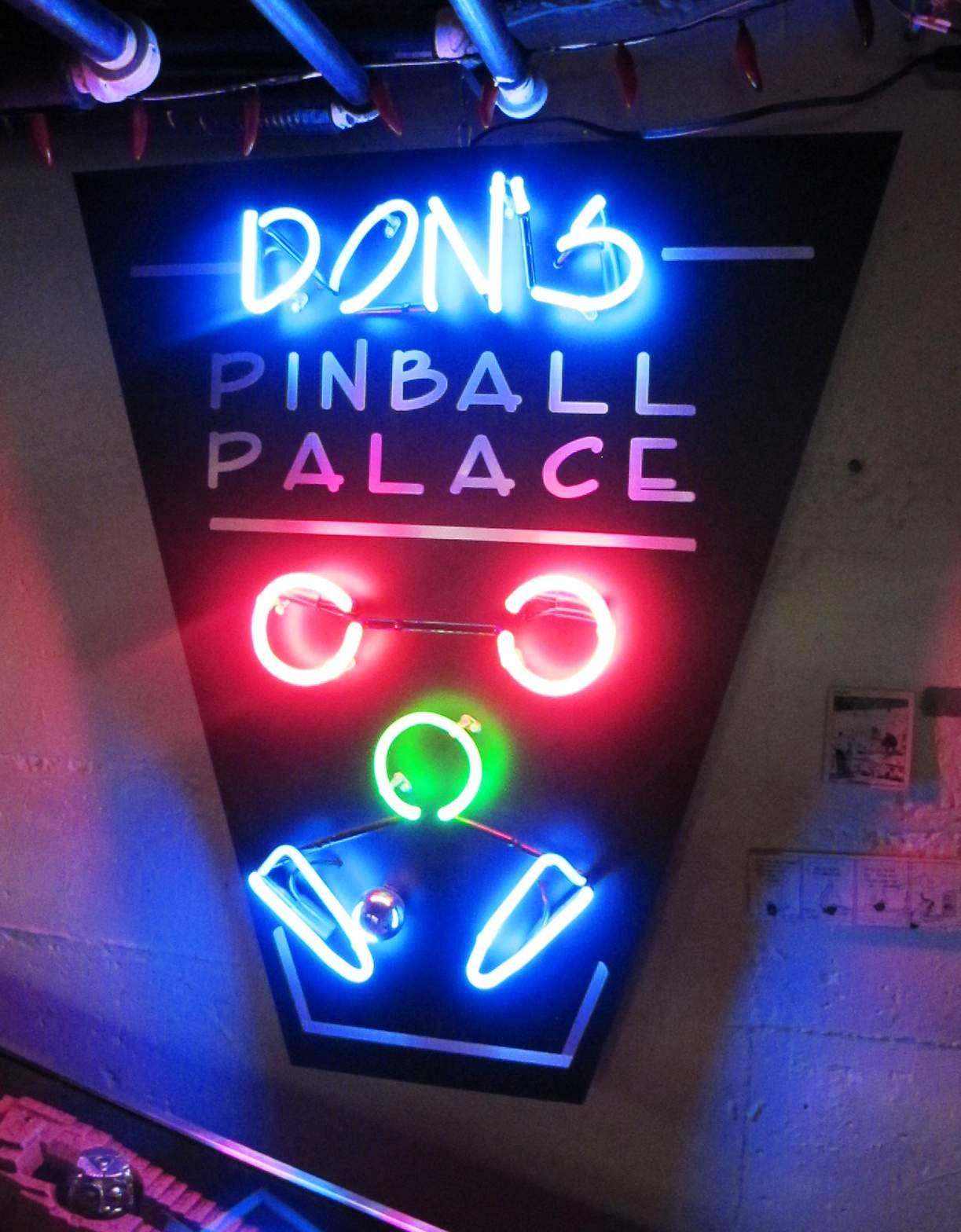 pinball game room name dons pinball palace
