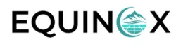 Equinox company logo with stylized mountain and globe in the letter O.