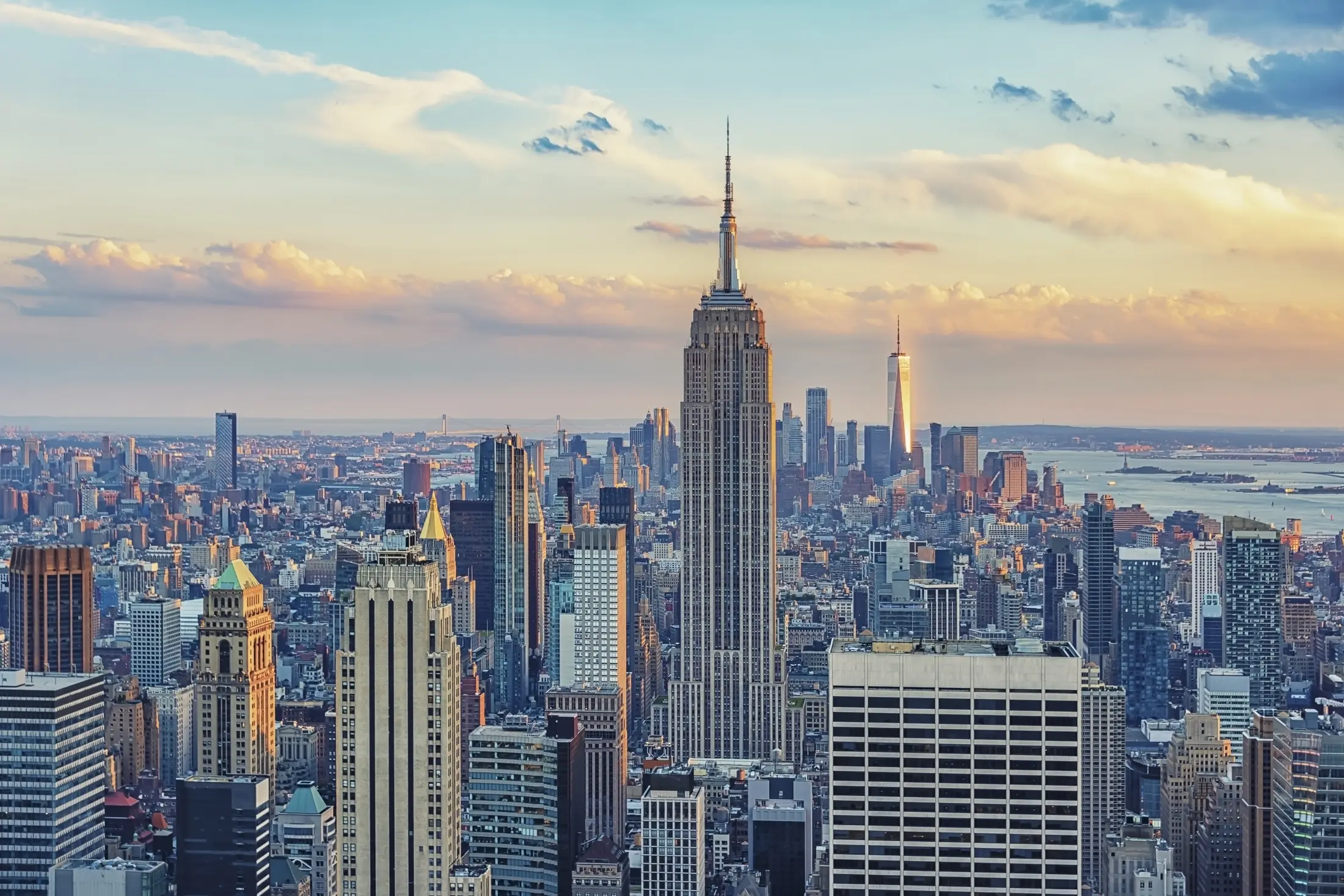 Midtown Manhattan skyline near 45th Street and Fifth Avenue