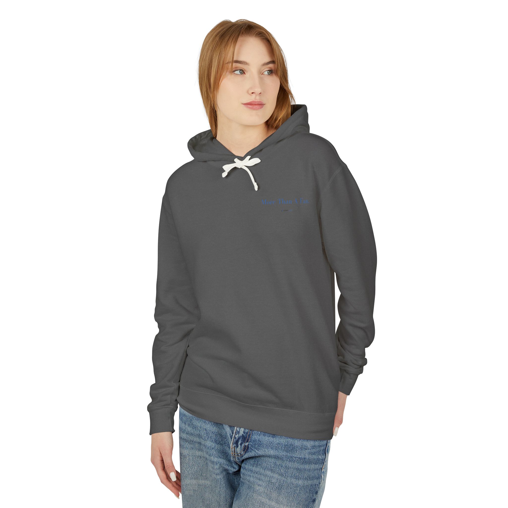 Beyonce hoodie grey female model shot