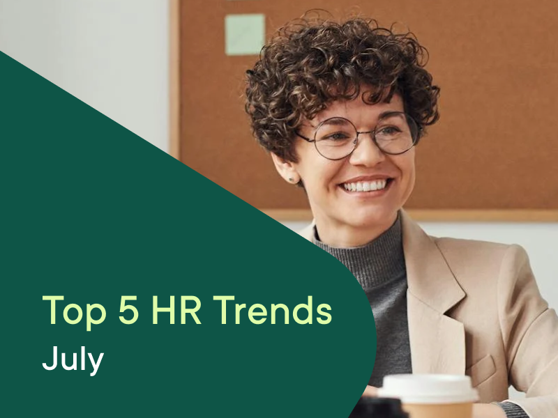 Xref branded image of text 'Top trending HR topics July'