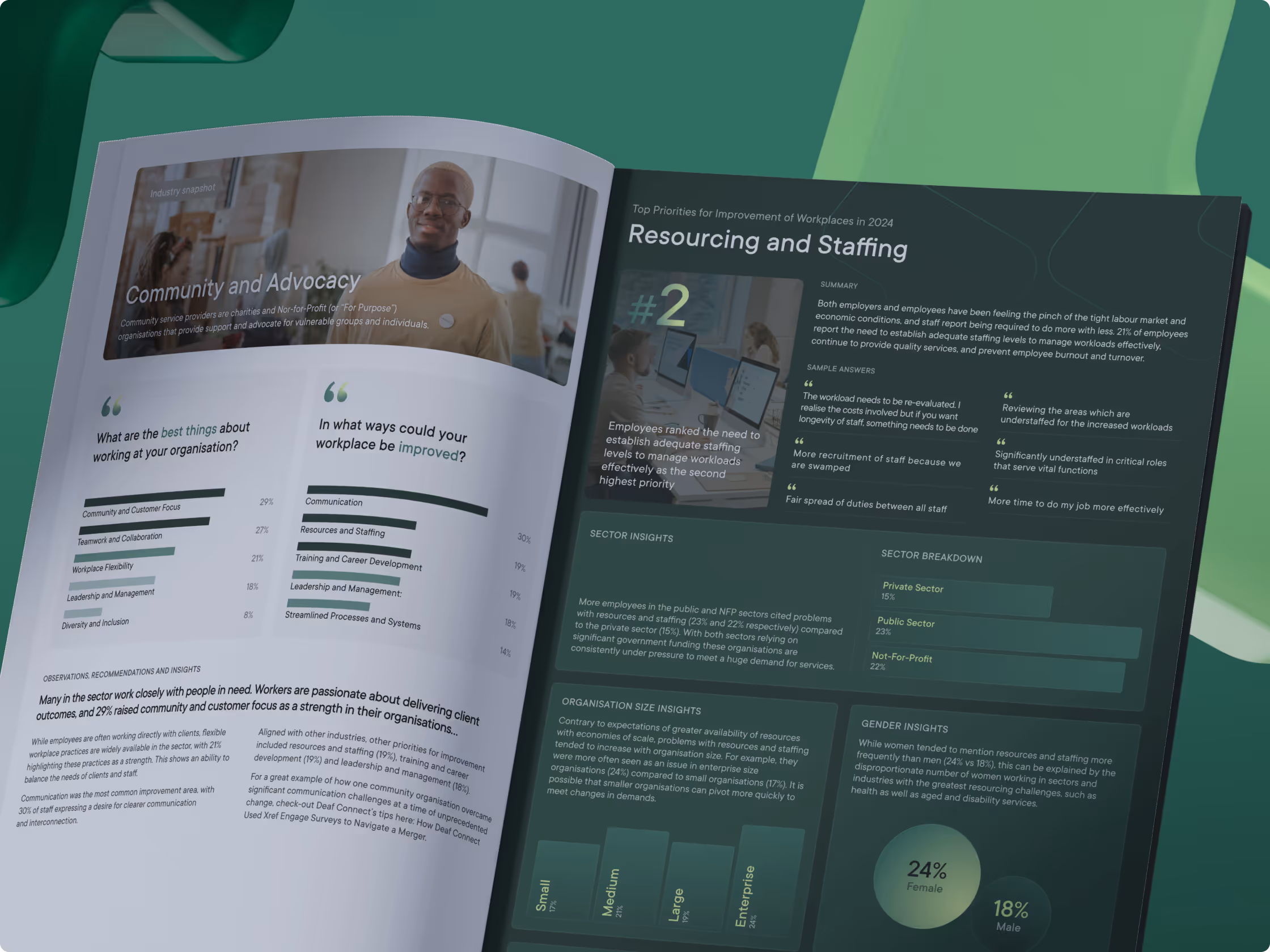 Graphic with Xref branded background