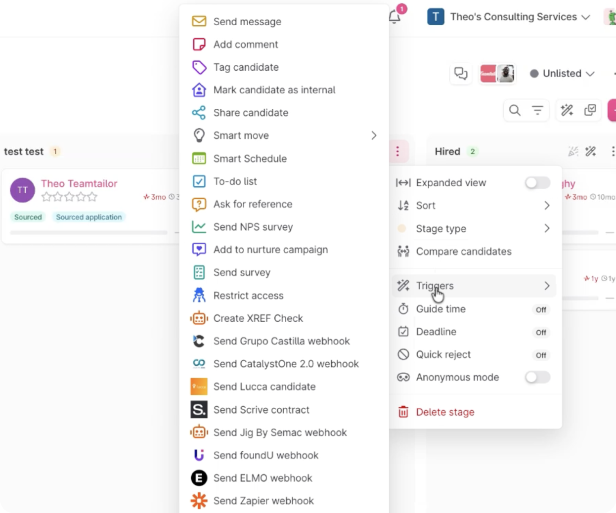 Create trigger and assign role