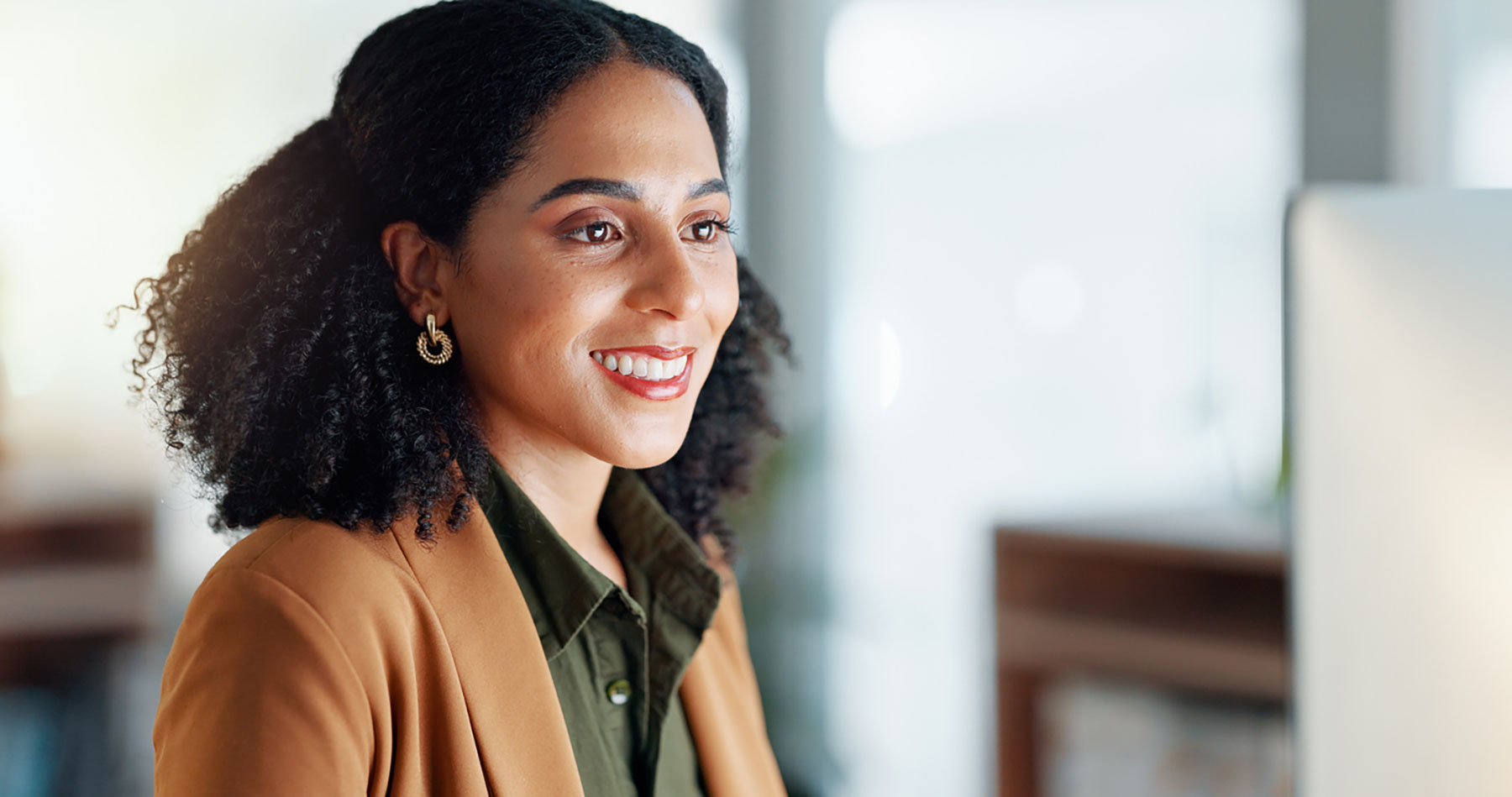 Admin looking at computer