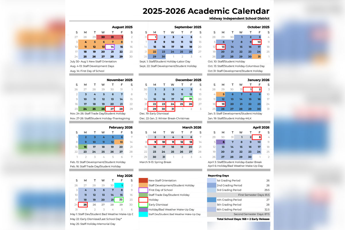 PNN News: Midway ISD Board Approves 2025-2026 Academic Calendar pnn-news-midway-isd-board-approves-2025-2026-academic-calendar