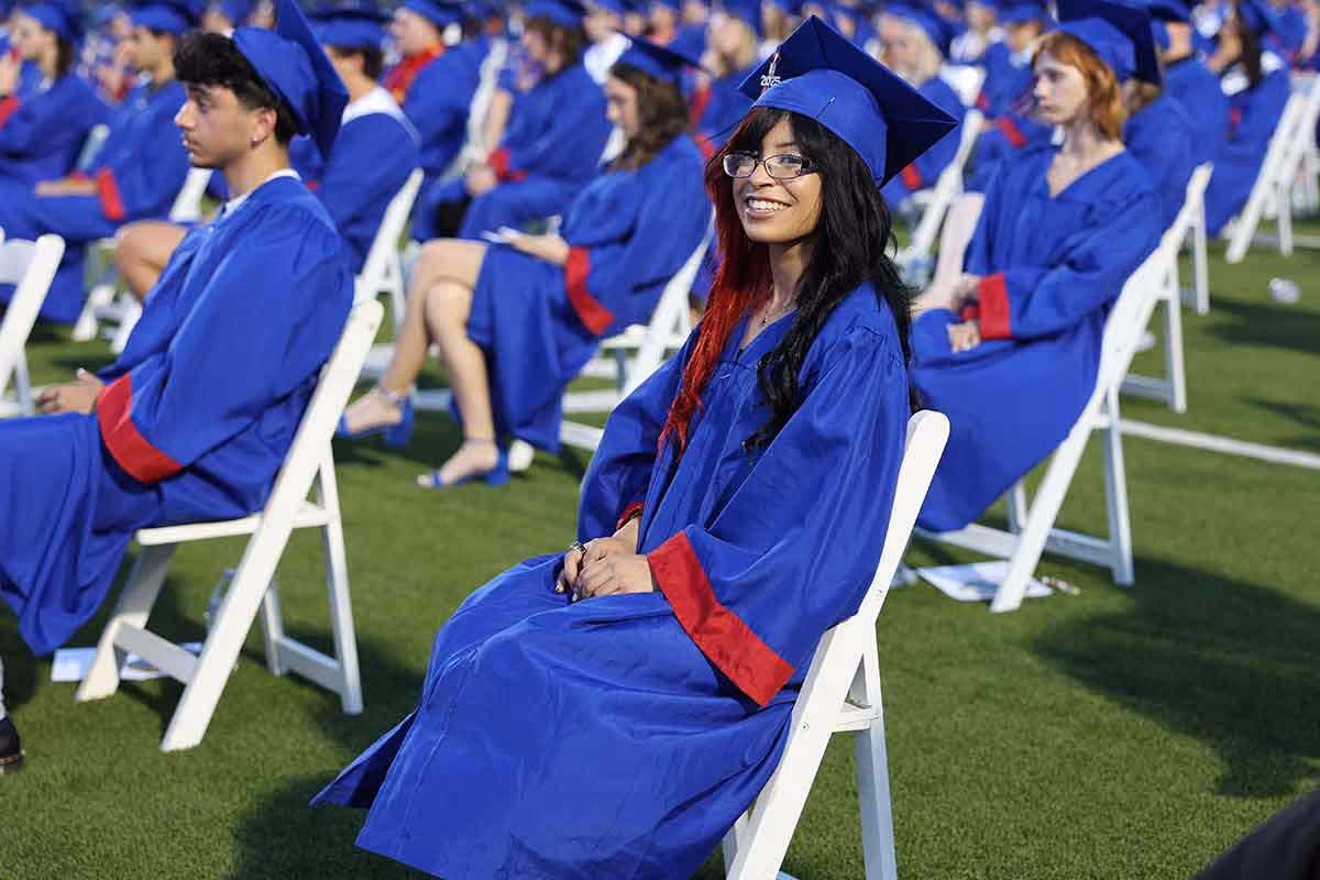 MHS students at graduation