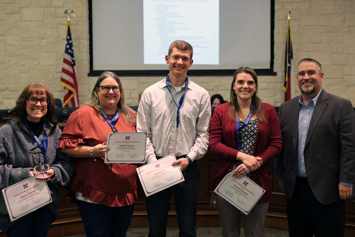 newly certified National Board Certified Teachers