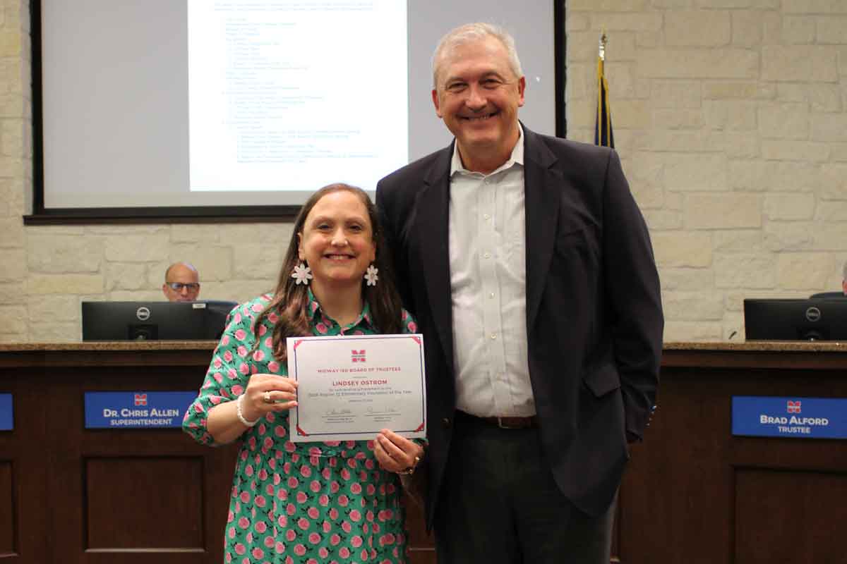 Counselor with school board member