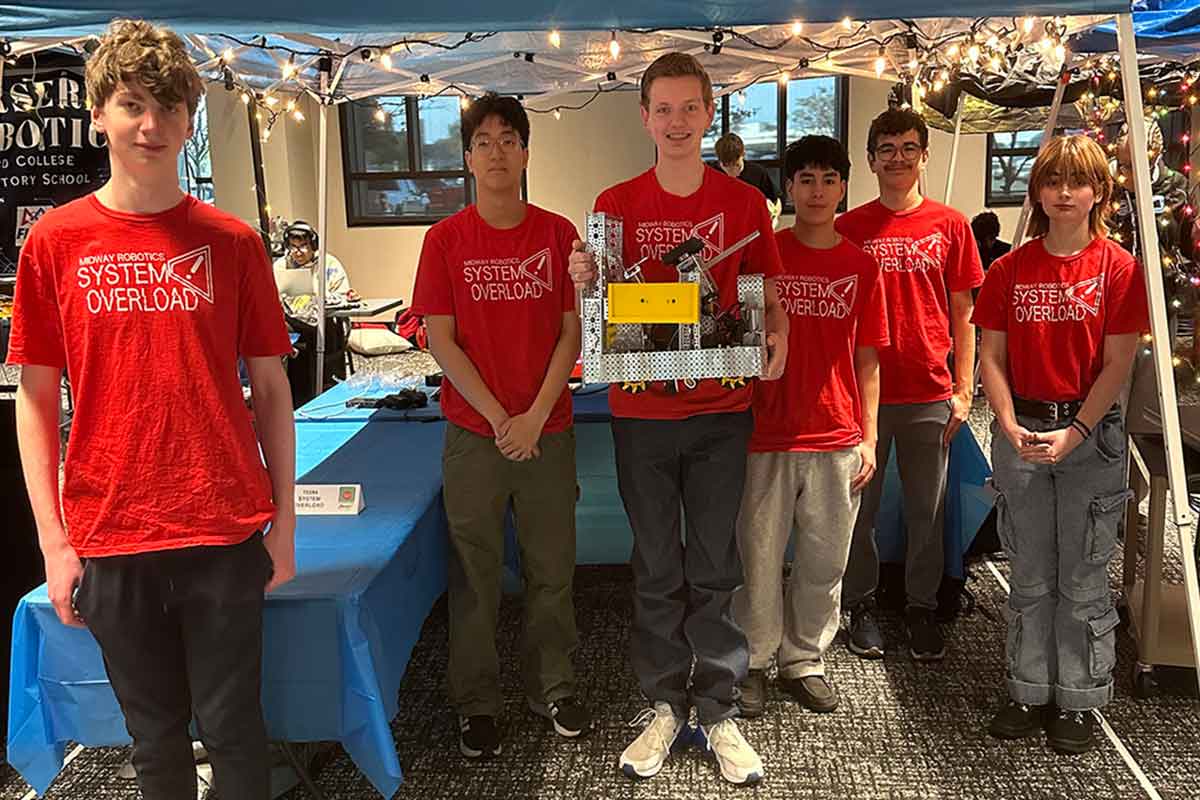 Midway robotics team group photo