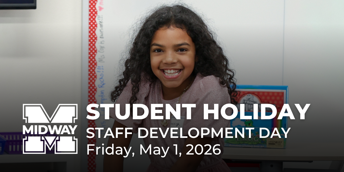 Elementary student smiling at the camera