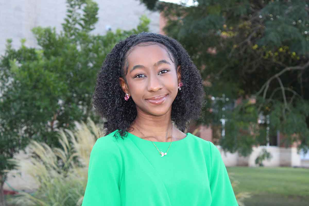 Midway High School student Kennedy Williams
