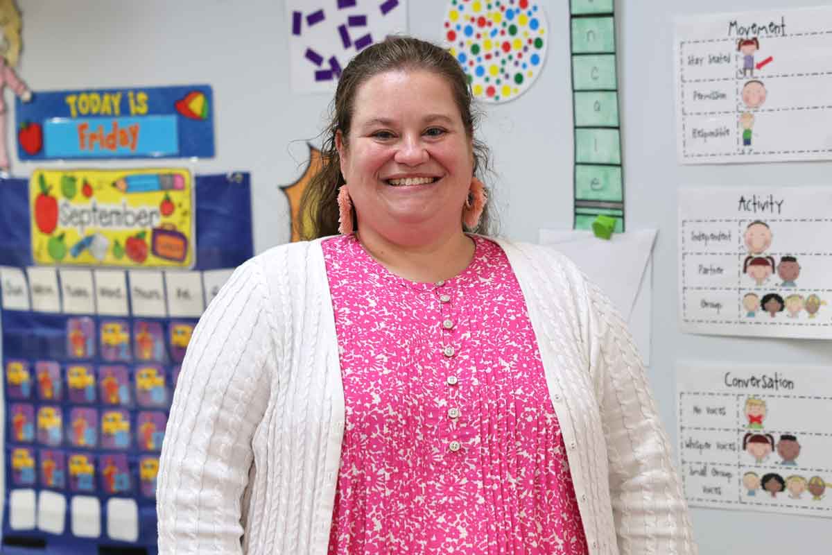 Midway teacher Jessica Bancale