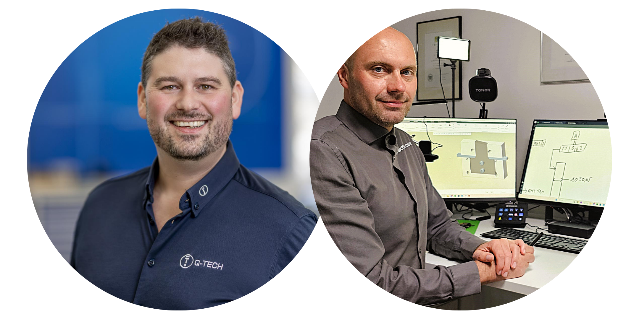 Reinhard Kerscher (Q-Tech Roding GmbH) & Marcus Grella (Steinbeis-Beratungszentrum)