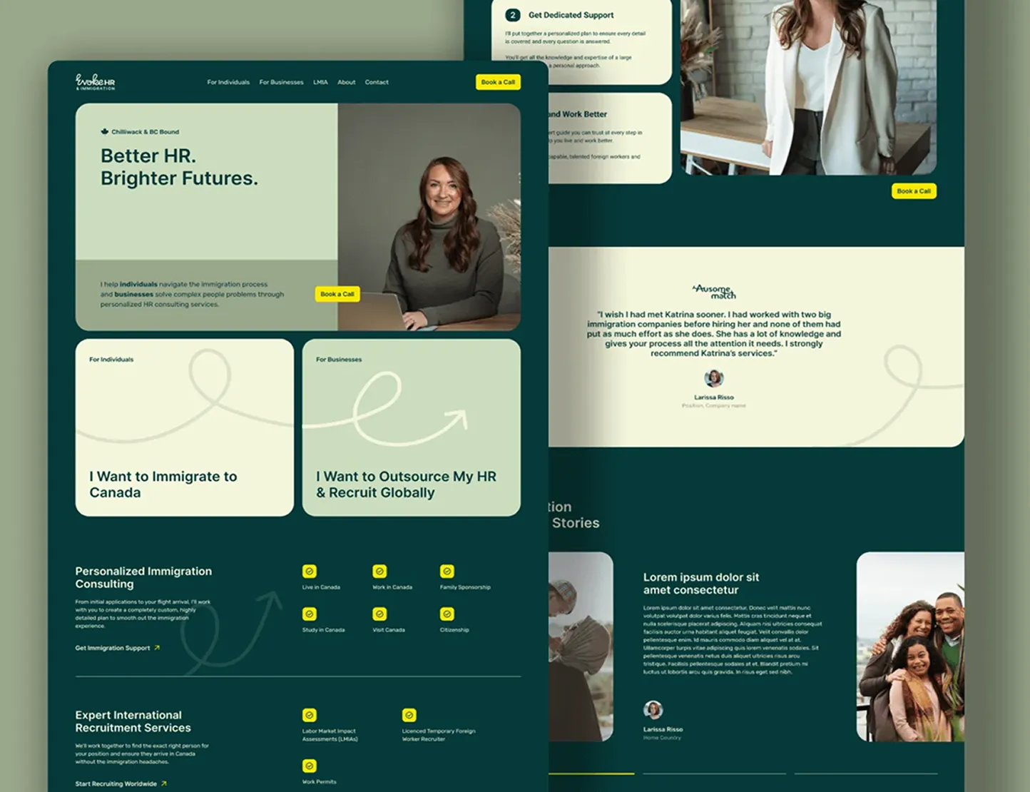 Evoke HR Website Design and Development