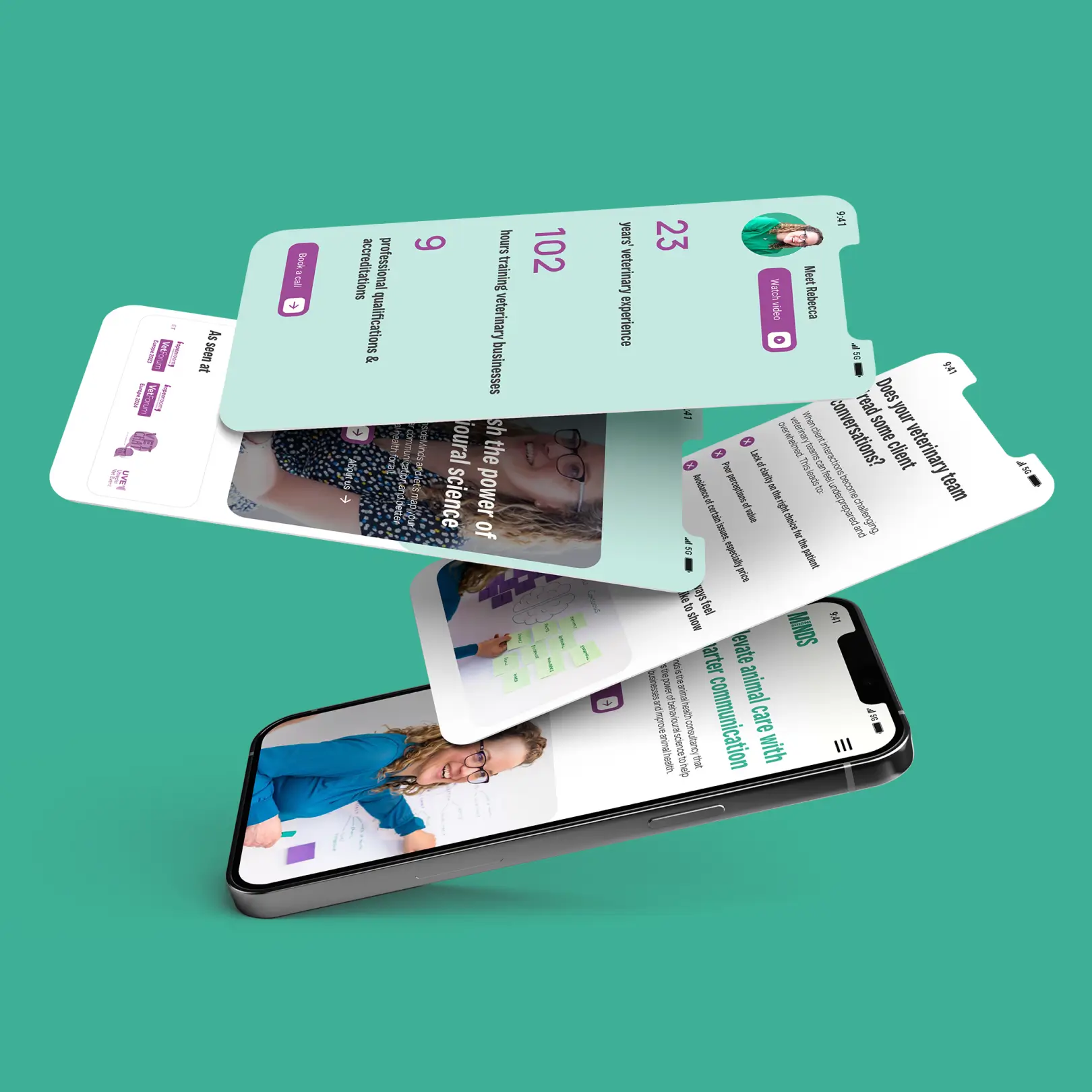 InsideMinds Website Phone Mockup