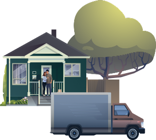 Two hands holding a latte drink