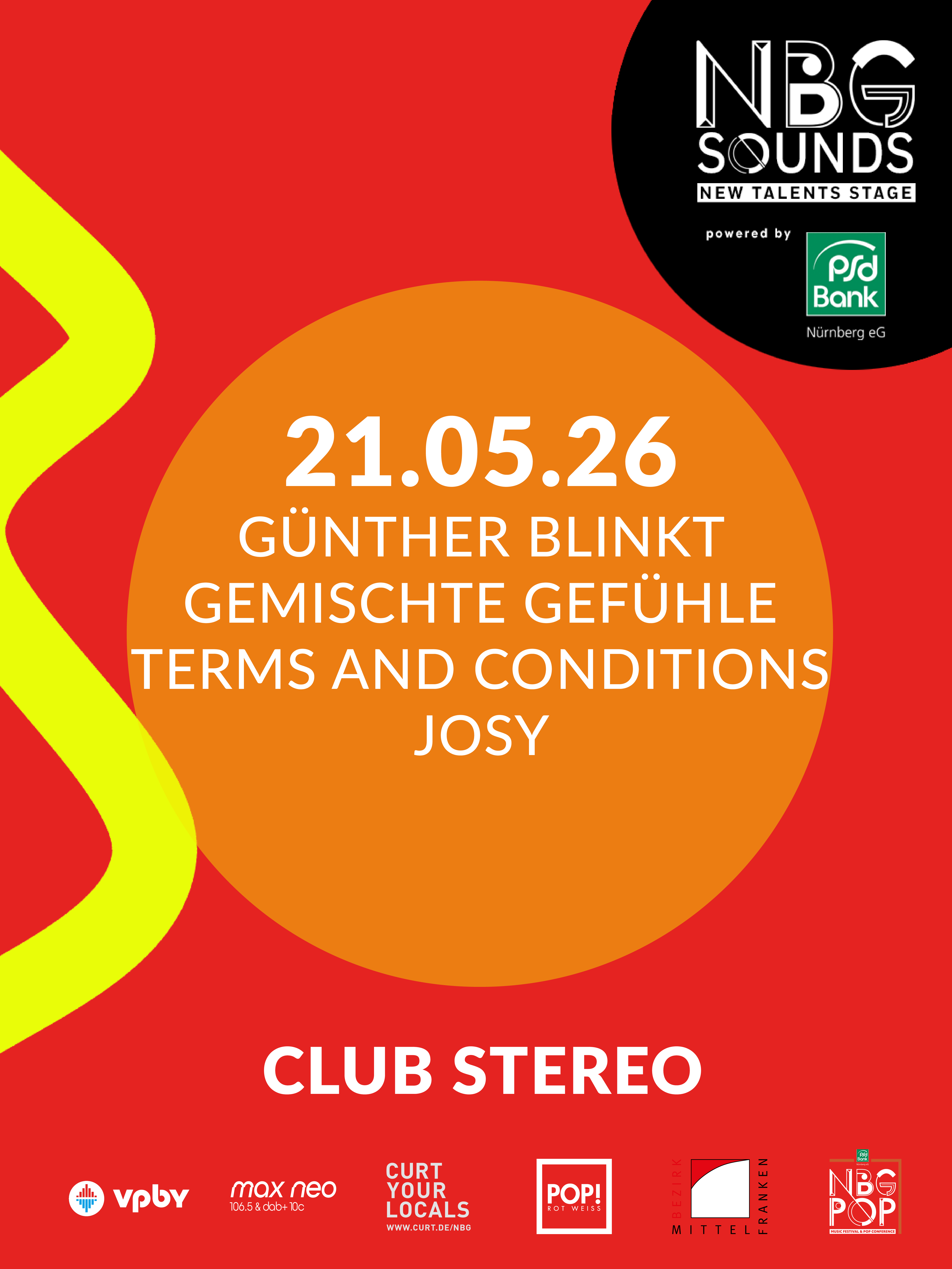 Nürnberg Sounds Acts für den 21.05.2026