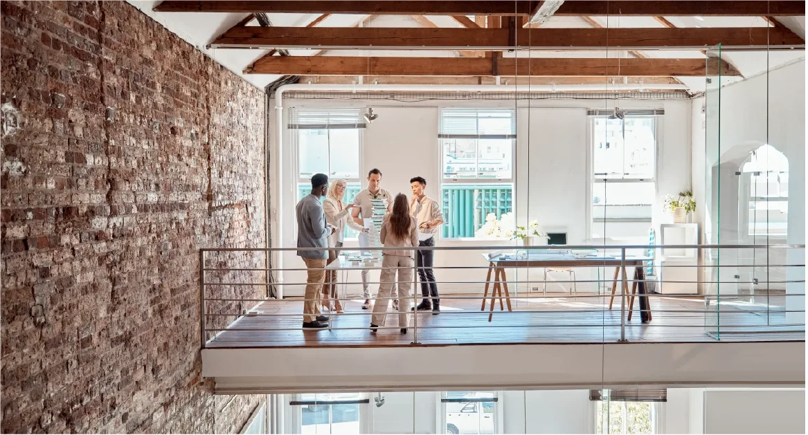 Refurbished factory into office