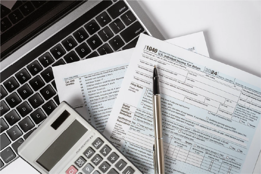 Image of tax document