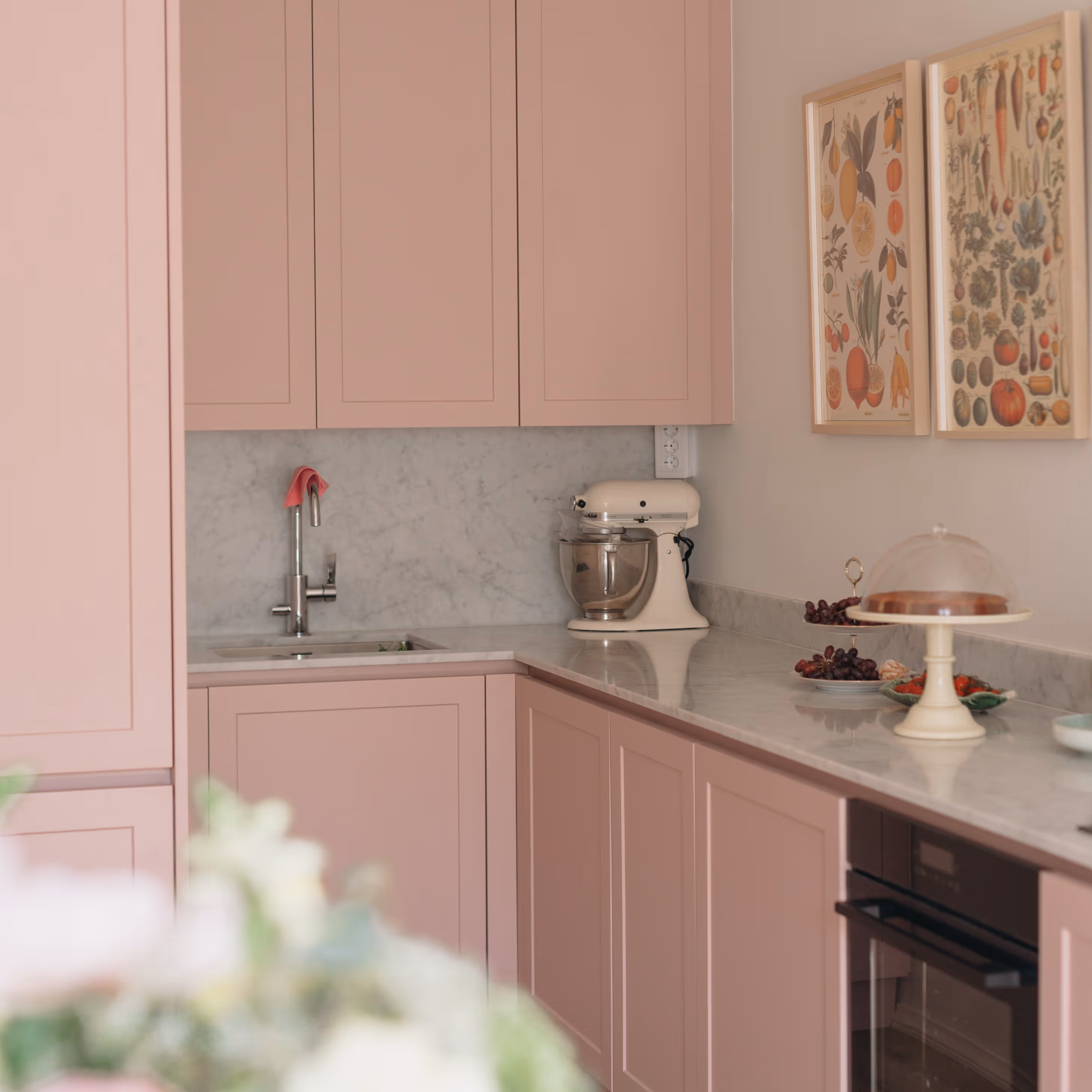 Tammiviilukeittiö, keittiö saareke