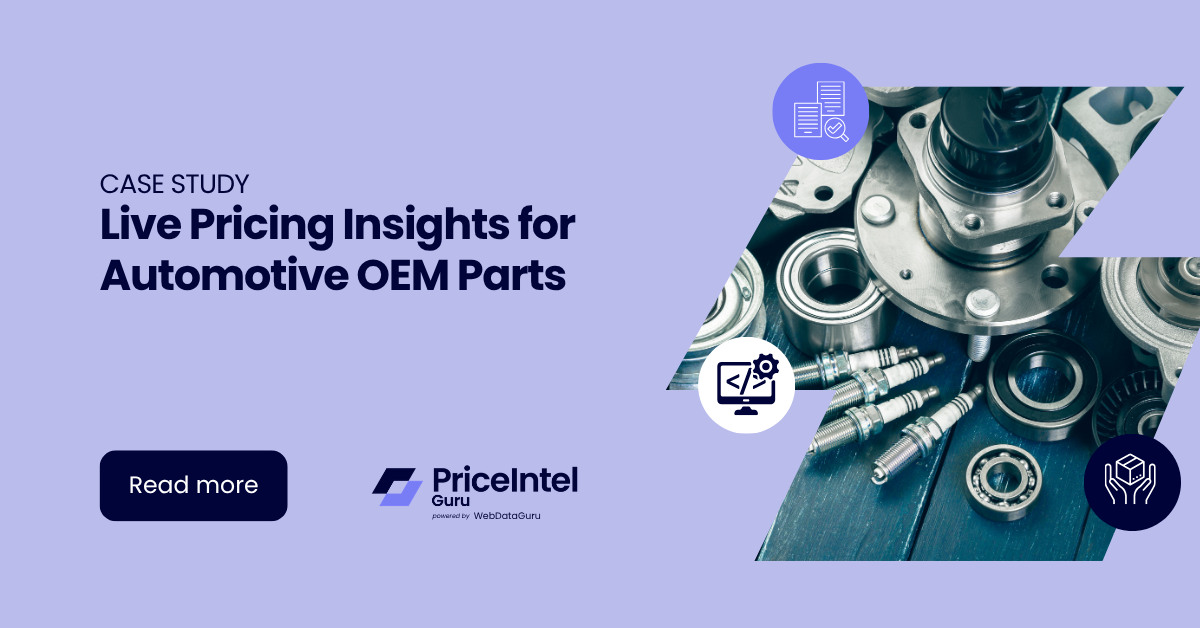 price intelligence for automotive OEM industry