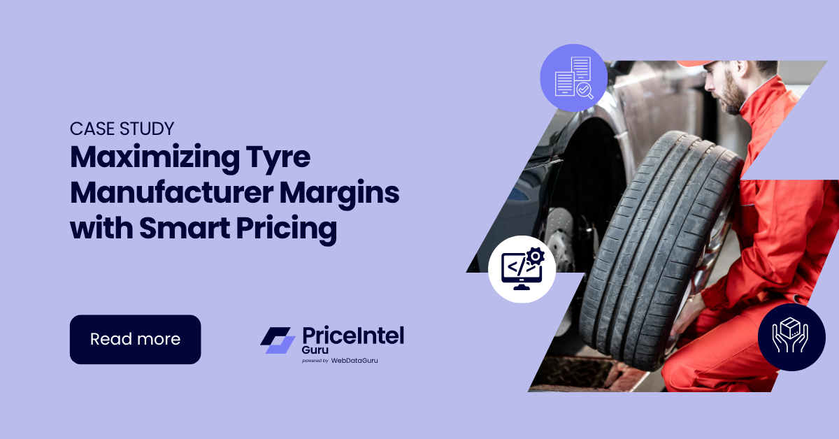price monitoring for tyre parts business 