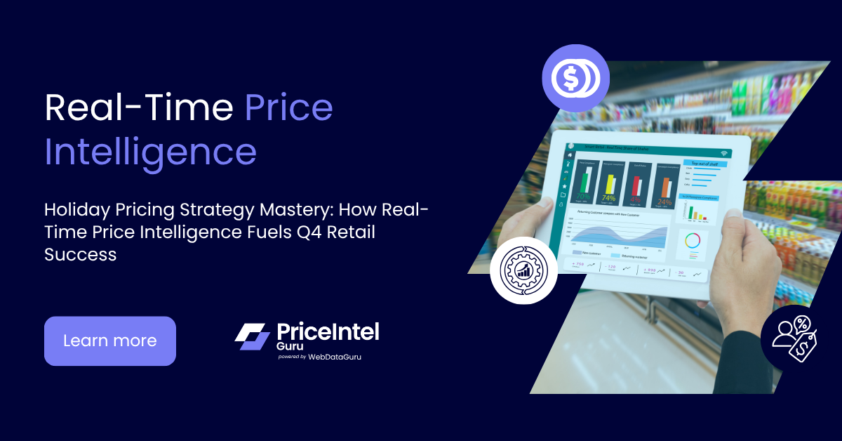 Black friday holiday pricing with real time price intelligence