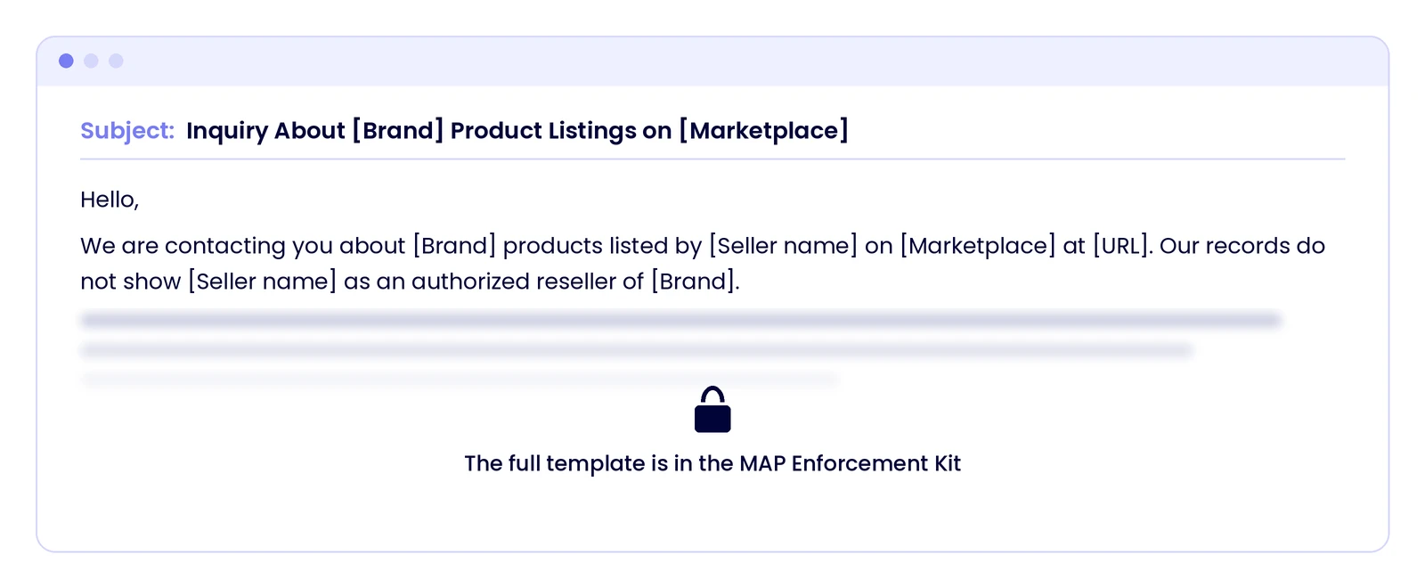 Template 4: Unauthorized Seller Notice