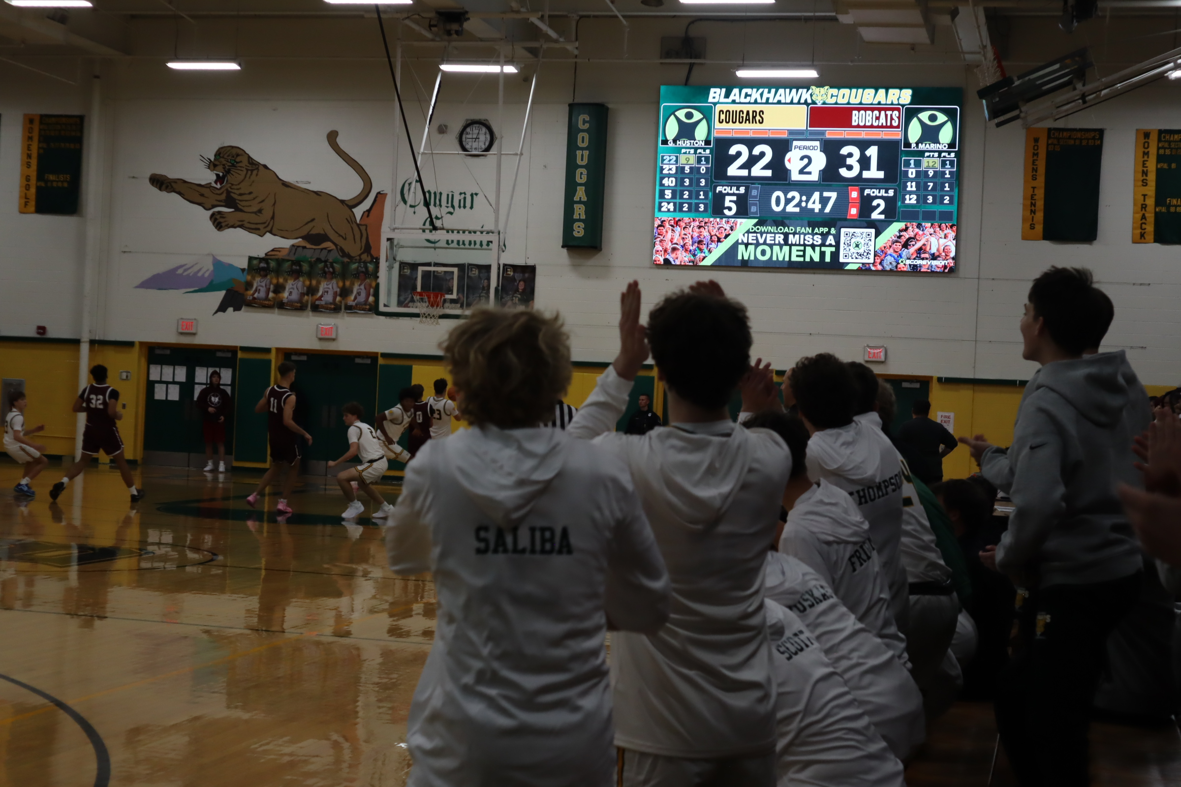 Blackhawk Basketball Scoreboard