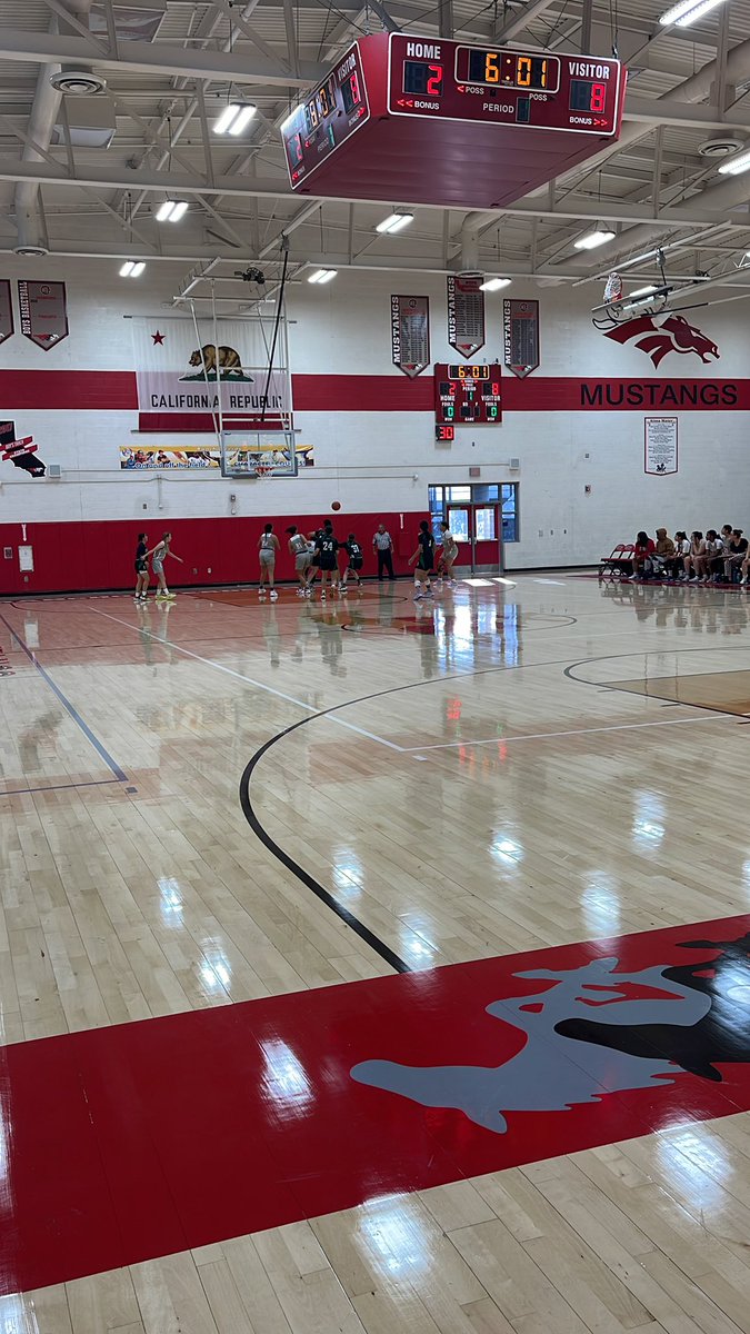 Rancho Verde High School gym scoreboard sponsorship