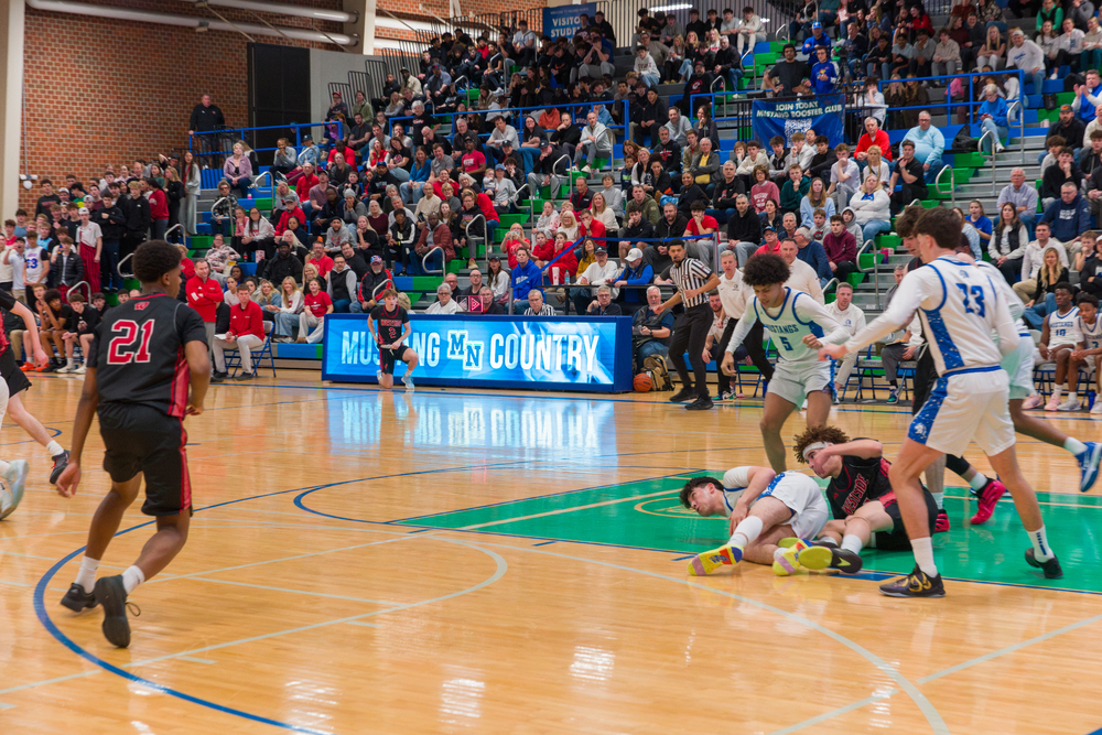 Millard North High school scorers table