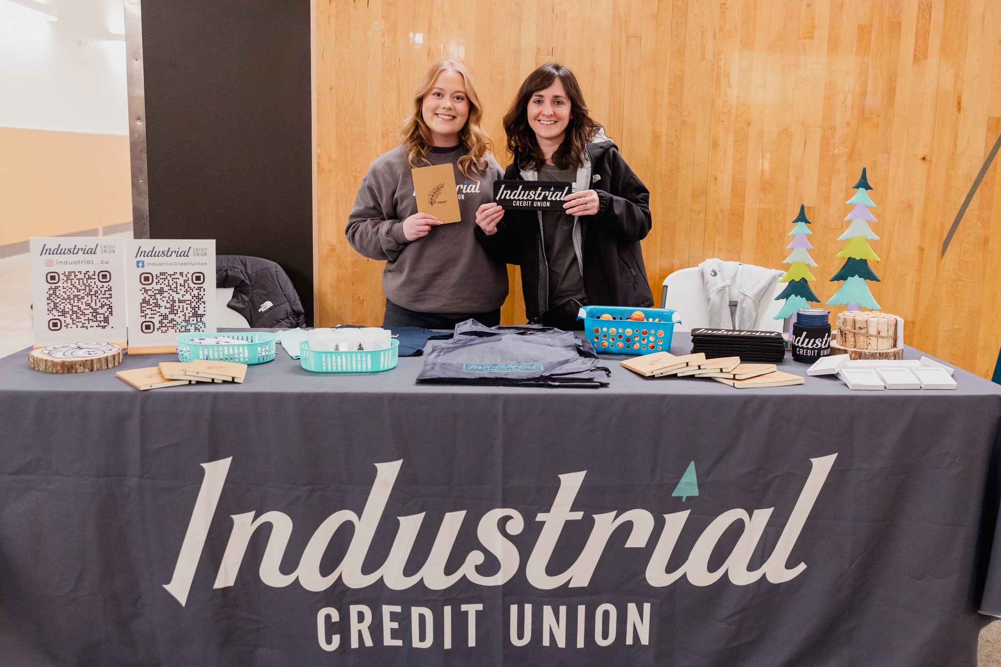 Industrial Credit Union brand activation event at Ferndale High School