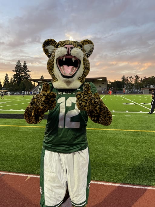 Emerald Ridge jaguar mascot
