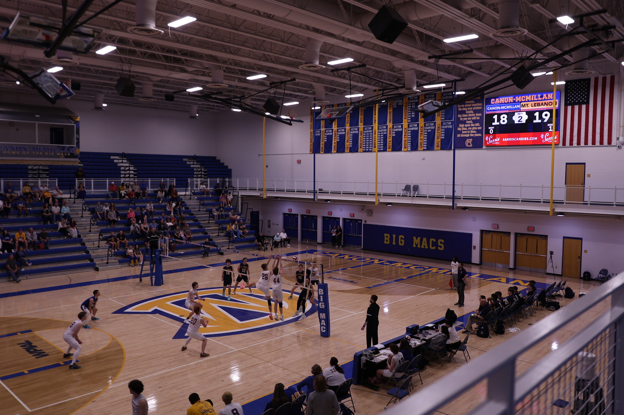 Canon Mcmillan volleyball scoreboard