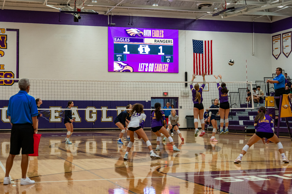 Avon high school volleyball scoreboard
