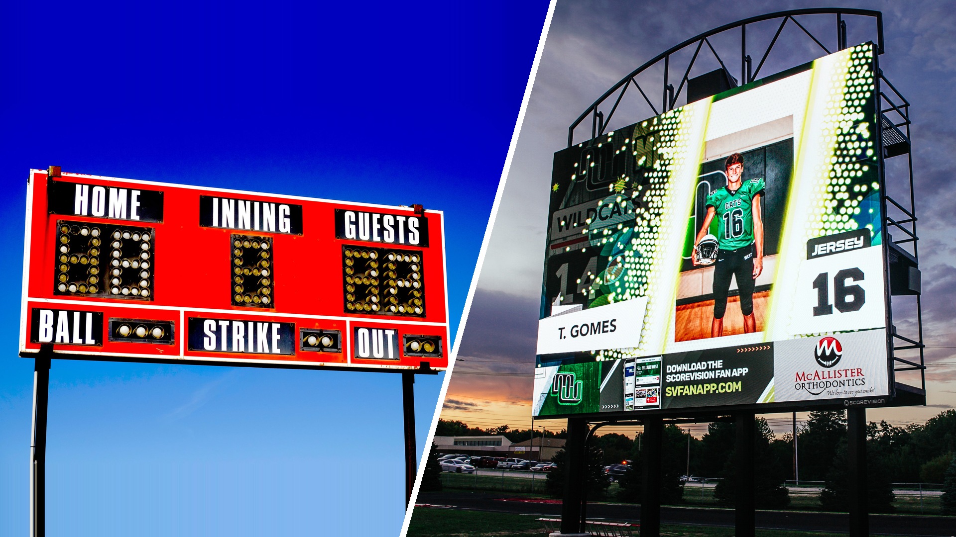 LED Video Scoreboards vs. Traditional Scoreboards: What’s the Difference?