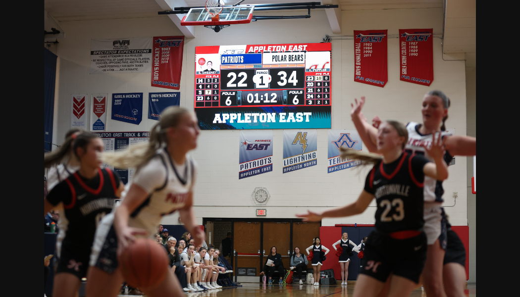 High school scoreboard appleton east basketball