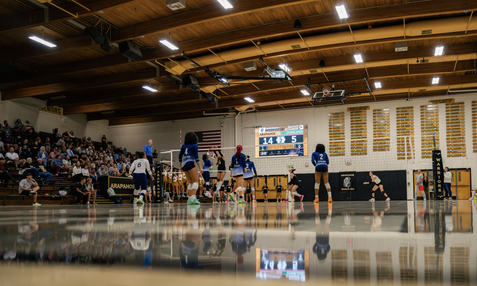 Littleton public schools arapahoe high school volleyball scoreboard sponsorships
