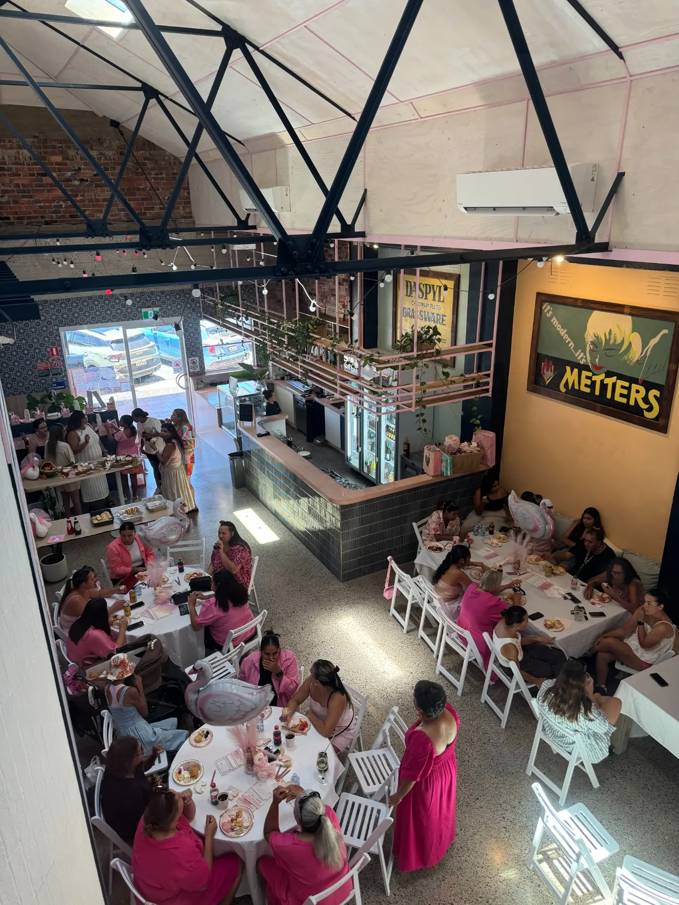 A catered function being held in the Social Co House event space