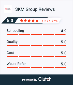 Clutch rating of 4.9 for SKM Group