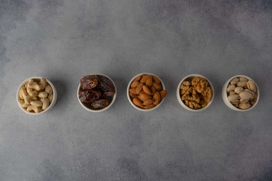 variety of nuts in a bowl